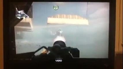 Chopper gunner out of the map
