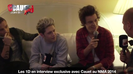 Интервю на One Direction с Cauet