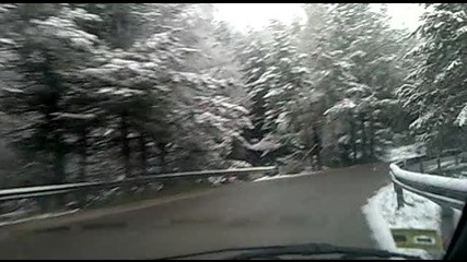 Сняг, 09.05.2011г., пътят Дупница - Самоков - София
