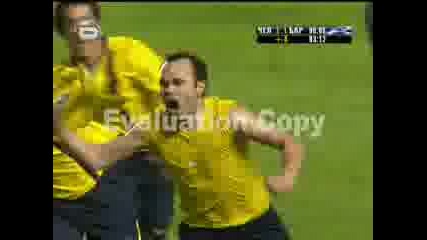 Chelsea vs Barcelona Andreas Iniesta goal