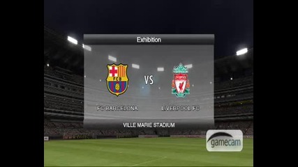 Pes 2009 Barcelona Vs Liverpool