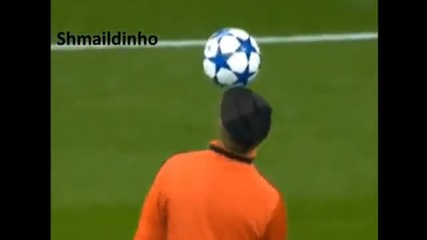 Ronaldinho -fouls- Cristiano Ronaldo 19.10.2010 -hard Tackle- -hd- Funny