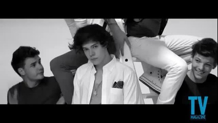 One Direction зад кулисите на фотосесия за списание Tv