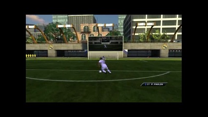 Fifa 11 - My first rabona goal!