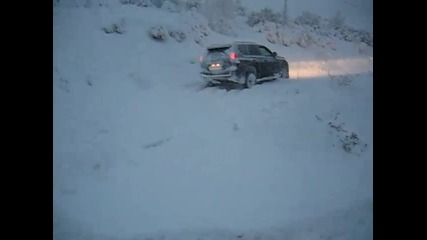 Land Cruiser 150 Slide On Snow