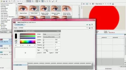 Youtube - Sony Vegas Tutorial Red Circle Effect Effect Type 9