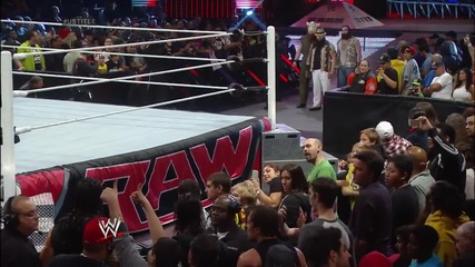 The Shield and The Wyatt Family stare each other down Raw