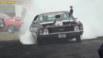 1971 Chevrolet Chevelle Ss Supercharged Burnout