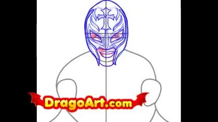 How to draw Rey Mysterio много е лесно