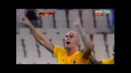 1.10.2009 АЕК - Бенфика 1 - 0 ЛЕ Групи