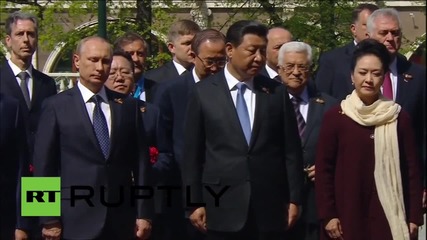 Vladimir Putin Joined By World Leaders for Massive Victory Day Parade