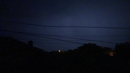 Нощта на 30 срещу 31.07.2014 г. - гръмотевична буря в Дамяница!
