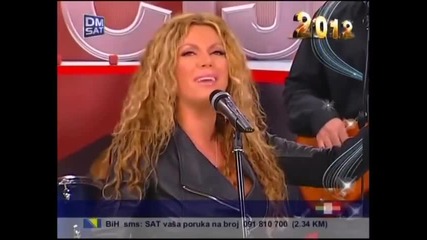 Indira Radic - Samo nocas da si tu - (LIVE) - Promocija - (TV Dm Sat 2012)