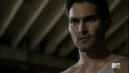 Ерика целува Дерек - Teen Wolf
