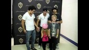 Nicholas and Amber meet and greet with the Jonas Brothers!