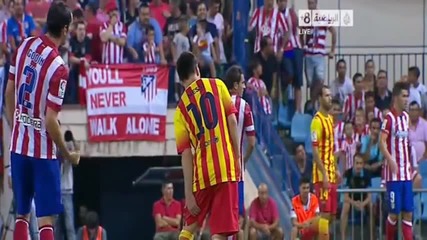 Barcelona Vs Atletico Madrid 1-1 2013