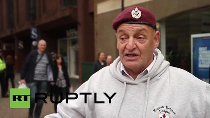 UK: EDL holds anti-Islam demonstration in Lincoln city centre