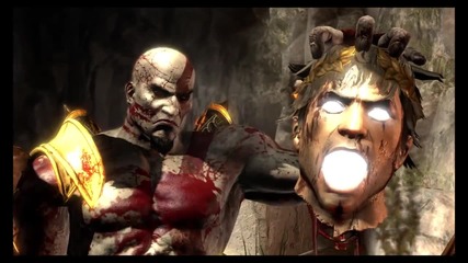 God of War 3 Remastered Bg Kratos vs Helios Късане На Глави