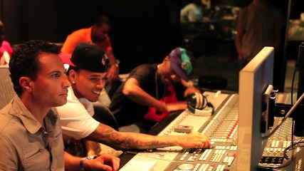 Chris Brown & Big Sean Studio Session Working On Make It Glitter!