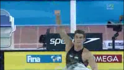 100m Fly - Michael Phelps световен рекорд
