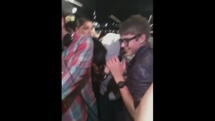 Justin Bieber Asher Roth at Dolce&gabbana Fno party