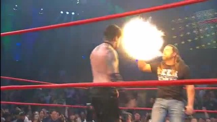 Jeff Hardy Is Injured By A Fireball