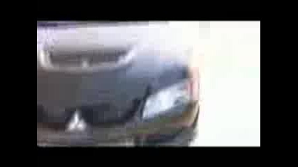 Mitsubishi Evo Burnout