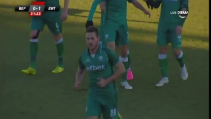 Голът на Ивайло Лазаров срещу Верея