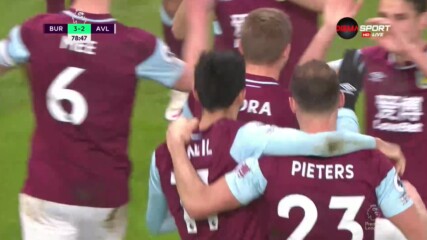 Бърнли - Астън Вила 3:2 /репортаж/