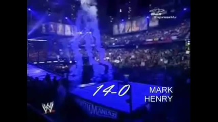 Undertaker 21-0 Invicto En Wrestlemania