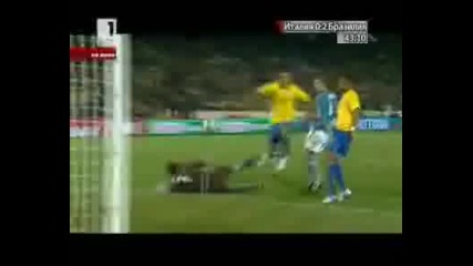 Италия 0 - 2 Бразилия 2 - ри Гол На Луиш Фабиано 21.06.09