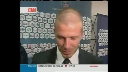 [!] Beckham 100th Cap For England [!]