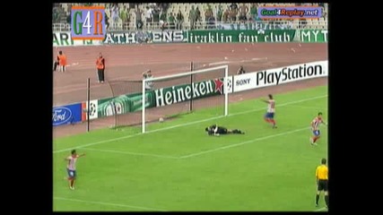 Panathinaikos - Atletico Madrid 1 - 2 (2 - 3,  19 8 2009)