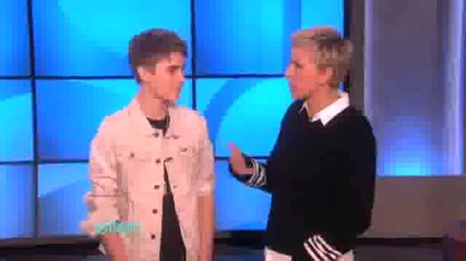`` Justin Bieber on Ellen 23.02.11г. : }}