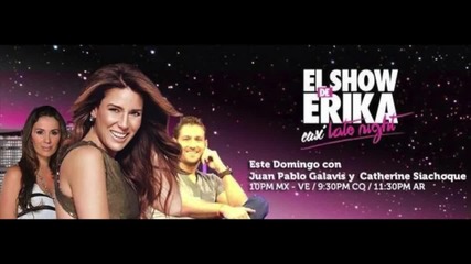 Behind The Scenes de Show De Erika con Catherine Siachoque