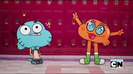 Darwin Cute Combo Attack!!!! The amazing world of Gumball. slice brighten