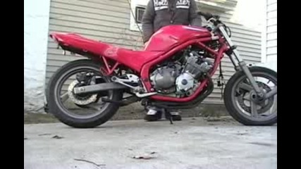 Yamaha xj 600 seca Ii Streetfighter Exhaust!