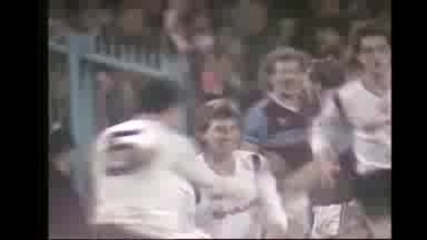 Robson Goal for Manchester United against West Ham 1985