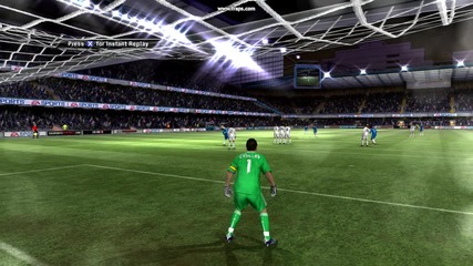 Fifa 11 Челси–реал Мадрид гол от фал 35м Legendary