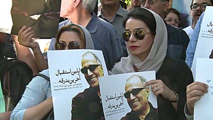 Iran: Thousands mourn iconic director Abbas Kiarostami in Tehran in Tehran