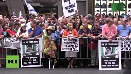 USA: Pro-Israelis protest Iran nuclear deal in NYC