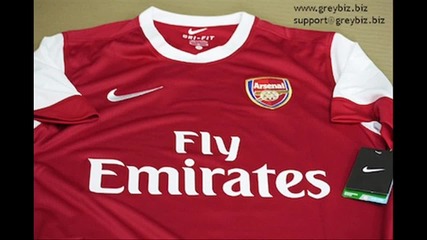 Arsenal New Home Kit 2010 - 2011 Hd