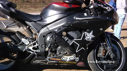 Yamaha R1 Crash