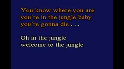 Gnr - Welcome To The Jungle Karaoke