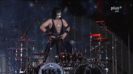 Kiss - Guitar _ Drum Solo with Bazooka - Rock Am Ring 2010 - Sonic Boom Over Europe Tour