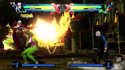 Ultimate Marvel vs Capcom 3 - Vergil Reveal Trailer