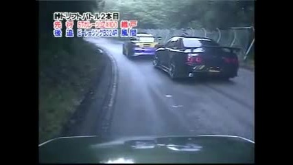 Amazing Japanese Drift (jzx100 vs B324r vs Ae86)