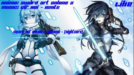 Sword Art Online 2 Opening - [nightcore]