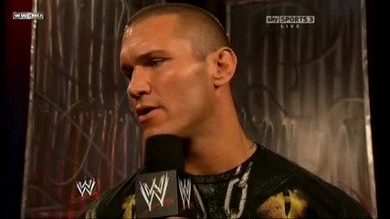 Wwe 26/07/10 Randy Orton Interview 