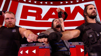 The Shield celebrate after Raw: WWE.com Exclusive, Aug. 20, 2018